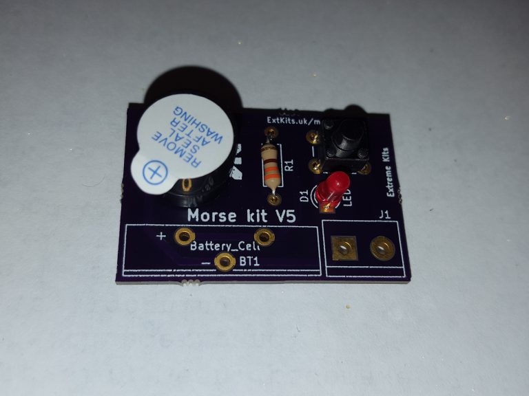 Building your Morse Oscillator Kit Extreme Kits