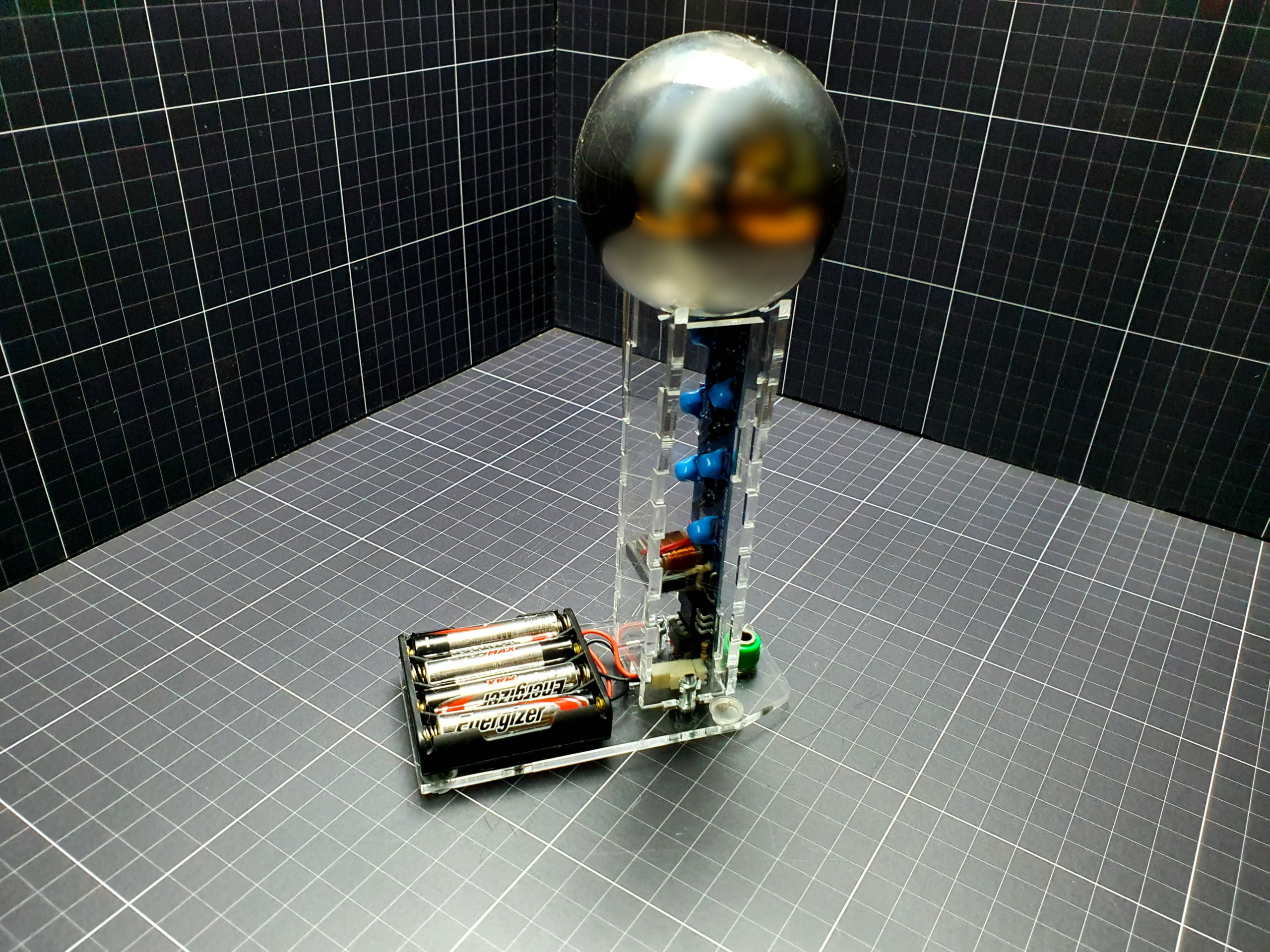 20220120_171456a Cockcroft Walton Multiplier (Electronic Van De Graaff) Kit