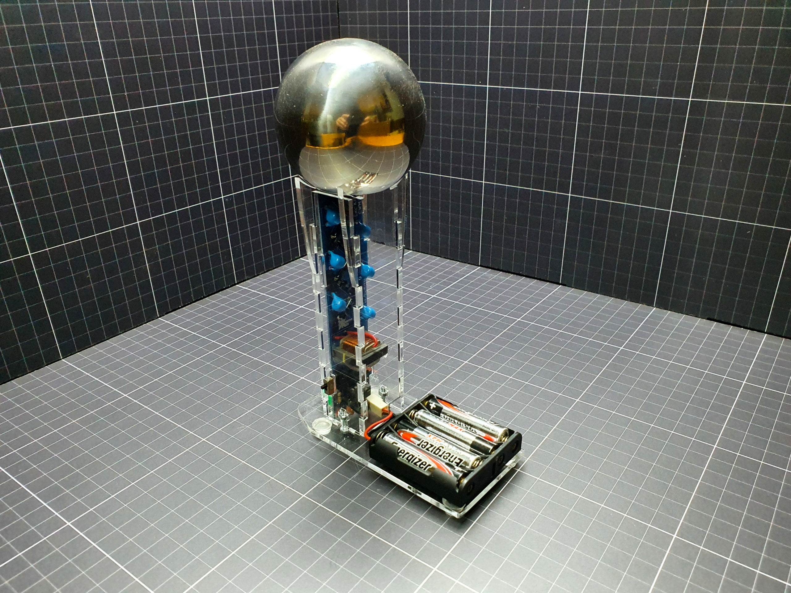 20220120_171513a Cockcroft Walton Multiplier (Electronic Van De Graaff) Kit