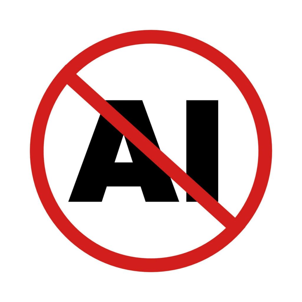 The No AI logo