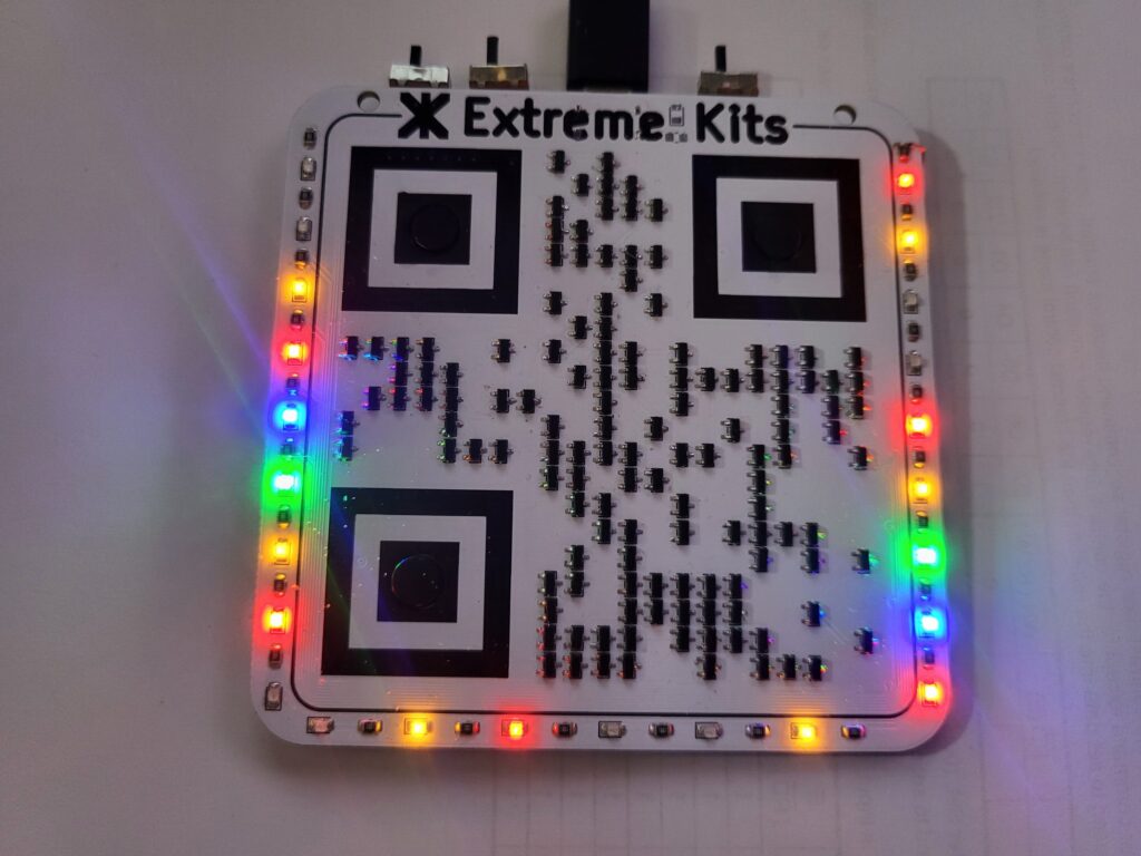 Extreme Kits Retro QR code badge